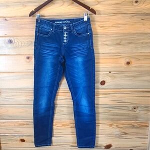 Almost Famous Ladies Blue Jeans 3